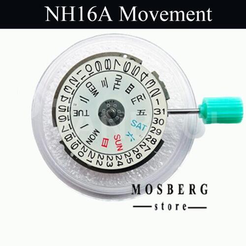시계 무브먼트 NH 고품질 기계식 시계 액세서리 부품용 오리지널 NH16A 자동 자동 감기 시계 무브먼트