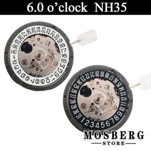 시계 무브먼트 NH 6.0 NH35 NH35A 시계 기계식 자동 무브먼트 날짜 6.0 시 자동 와인딩 고정밀 시계 수리 도구, 기계식 시계 수리 도구, NH35 NH35A