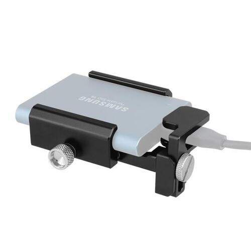 HDRIG 카메라 조작 마운트 삼성 T5 SSD 홀더 마운트 브래킷 조정 가능한 HDMI 케이블 마이크로 클램프 수호자