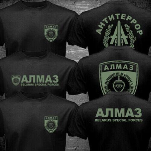 티셔츠 남자 벨라루스 밀리터리 특수 부대 MVD spetsaz ALMAZ алмаa17 Alpha Team