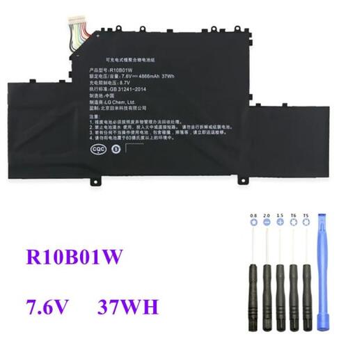 R10B01W 노트북 배터리 Xiao mi Mi Air 12.5 &amp;quot;인치 161201-01 161201-AA R10BO1W R10B01W 7.6V 36.48WH