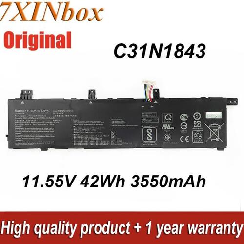 7XINbox C31N1843 11.55V 42Wh 3550mAh Asus VivoBook S14 S432 S432FA X432FA S15 S532 S532FL 시리즈