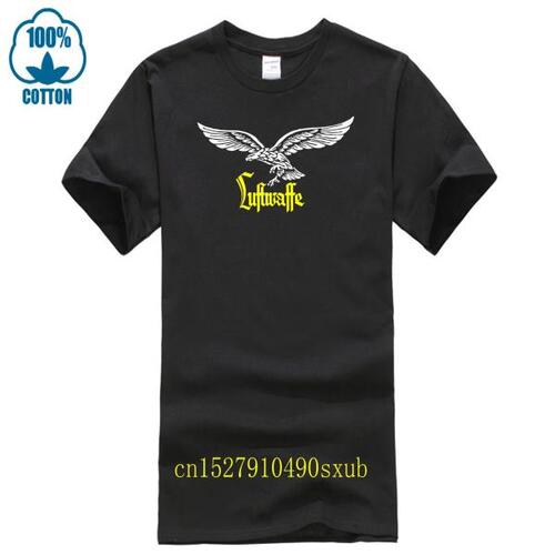 2023고품질 티셔츠 그리드 루프와프 항공사 밀리터리 제 2 차 세계 대전 코튼