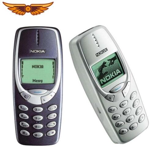노키아 3310  잠금 해제 저렴한 핸드폰 2G GSM 지원, 러시아어 및 아랍어 키보드 기능 핸드폰