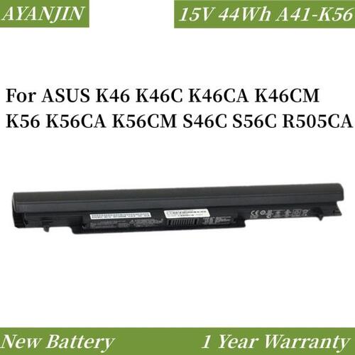 15V 44WH 2950mAh A41-K56 ASUS K46 K46C K46CA K46CM K56 K56CA K56CM S46C S56C R505CA A32-K56 A42-K56