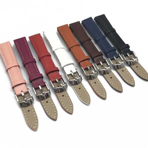 Soft Real Leather Strap Smooth Men&amp;amp;Women Watch Band 12mm 14mm 16mm 18mm 20mm 22mm 24mm Men&#039;s