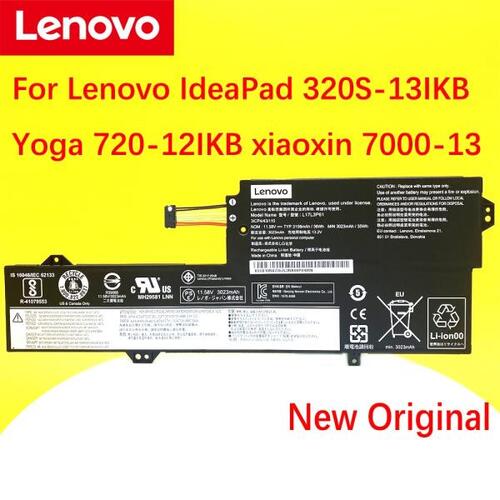 레노버 아이디어패드 노트북 배터리, 320S-13IKB 요가 720-12IKB xiaoxin 7000-13 L17L3P61 L17C3P61 L17M3P61