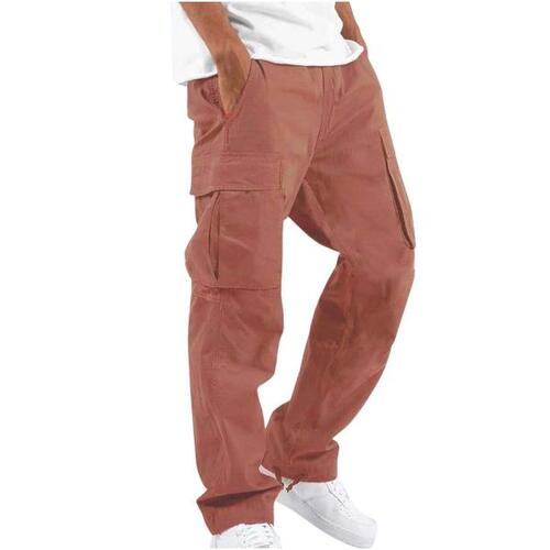 Men&#039;s Cargo Pants Casual Multi Military Overalls Tactical Outwear Army Straight Work Long Trousers
